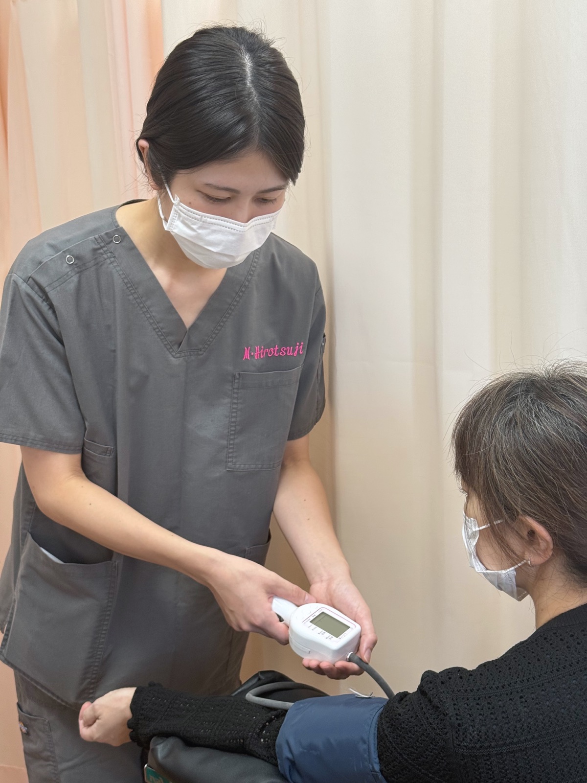 検査前準備の様子